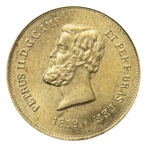 Moeda de 5000 Réis 1859 - Anverso