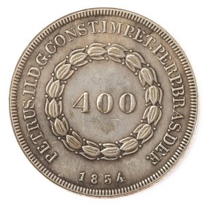 Moeda de 400 Réis 1834 - Anverso