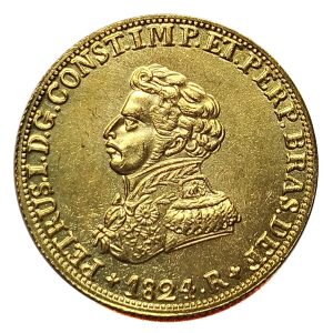 Moeda de 4000 Réis 1824 - Anverso