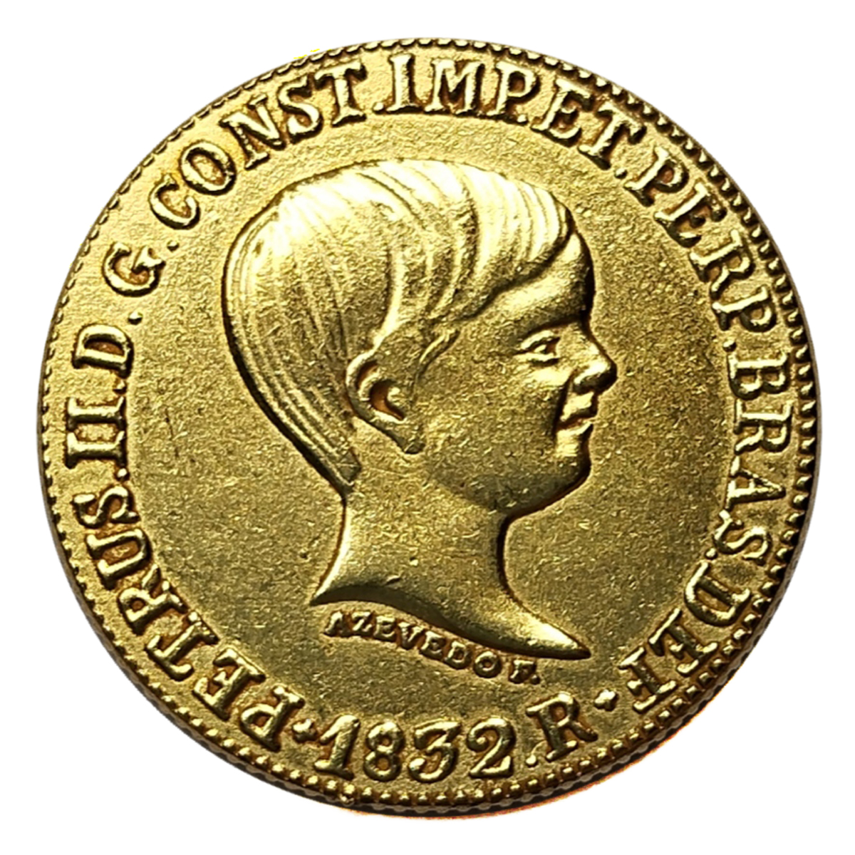 Moeda de 4000 Réis 1830 - R - Anverso
