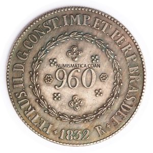 Moeda de 960 Réis 1832 - R - Anverso