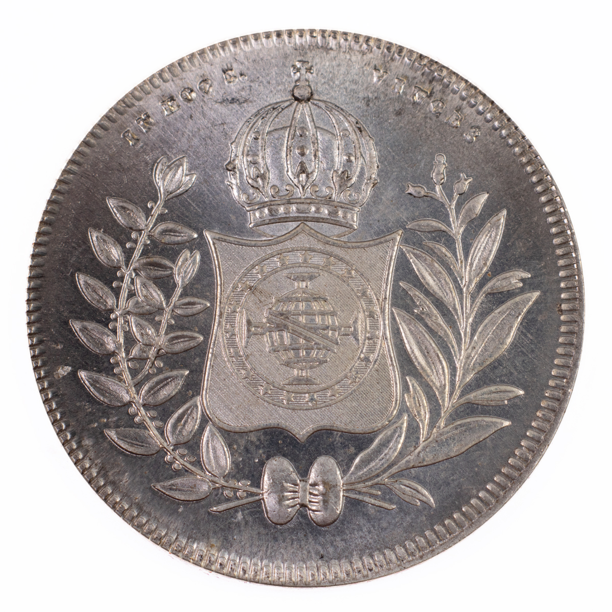 Moeda de 1200 Réis 1843 - Reverso