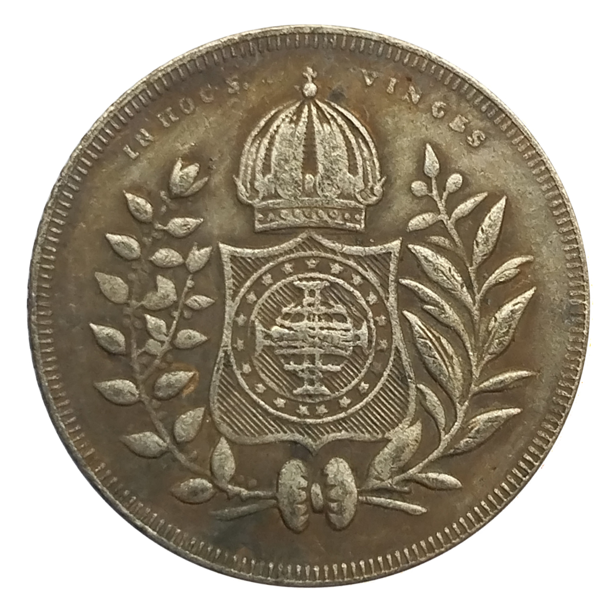 Moeda de 100 Réis 1834 - Reverso