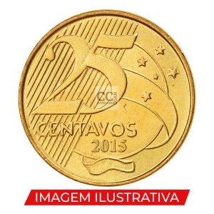 Moeda de 25 Centavos MBC / S / FC