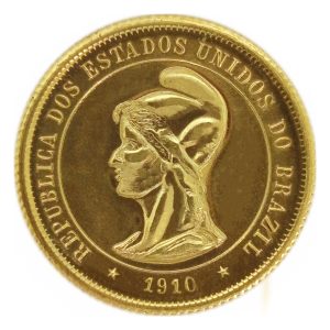 Moeda de 10000 Réis de 1910 República – ±22,5mm – NC – Cópia