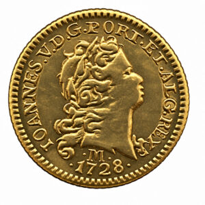 Moeda 800 Réis 1728 – M – 16,0mm – NC – Souvenir