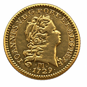 Moeda 800 Réis 1729 – M – 16,0mm – NC – Souvenir