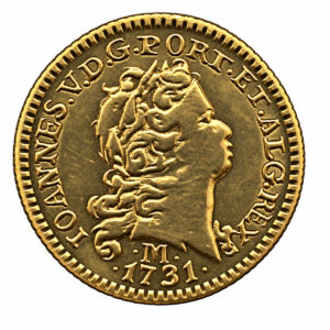 Moeda 800 Réis 1731 – M – 16,0mm – NC – Souvenir