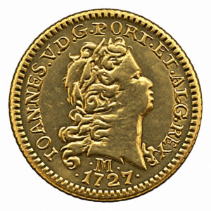 Moeda 800 Réis 1727 – M – 16,0mm – NC – Souvenir