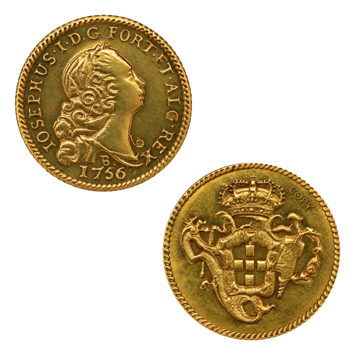 Moeda 800 Réis 1756 - Bahia - 16,0mm