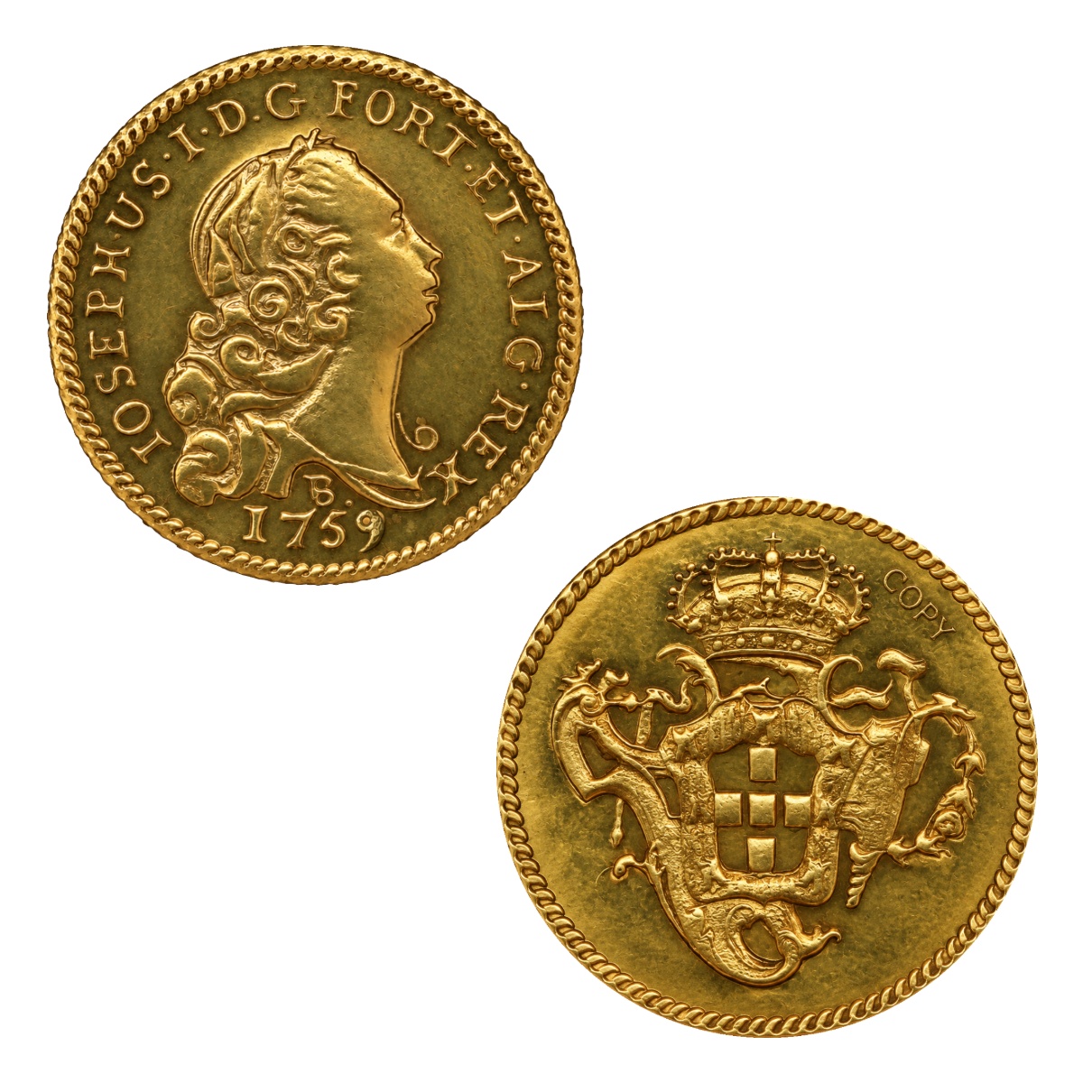 Moeda 800 Réis 1759 - Bahia - 16,0mm