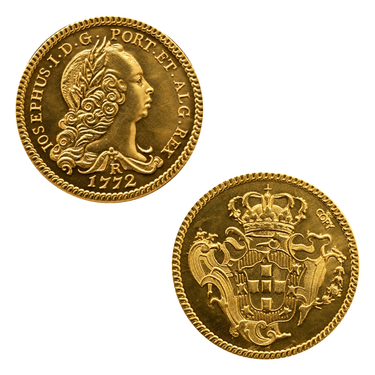 Moeda 3200 Réis 1772 - Rio de Janeiro - 25,0mm