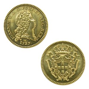 Moeda 3200 Réis 1727 - Minas Gerais - 25,0mm