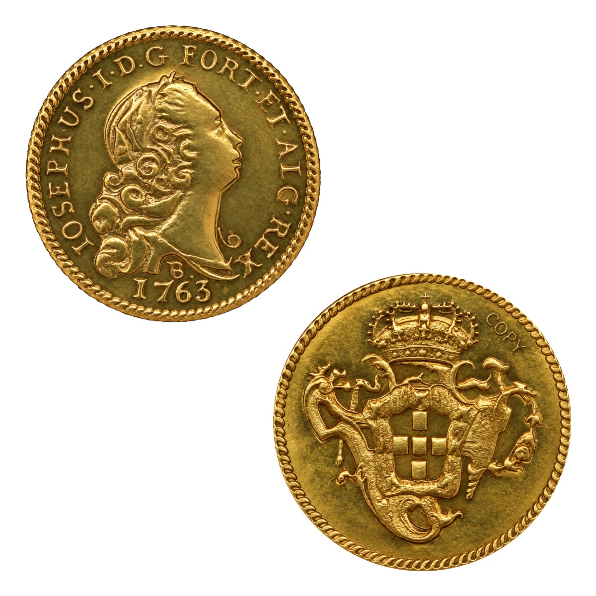 Moeda 800 Réis 1763 - Bahia - 16,0mm