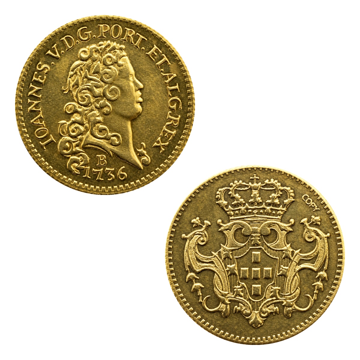 Moeda 1600 Réis 1740 - Bahia - 20,0mm