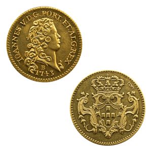 Moeda 1600 Réis 1743 - Bahia - 20,0mm
