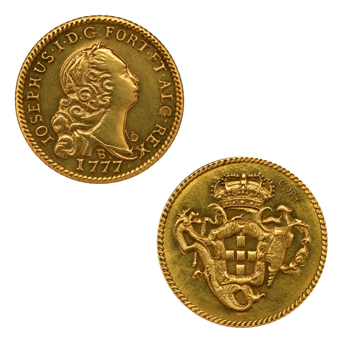 Moeda 800 Réis 1777 - Bahia - 16,0mm
