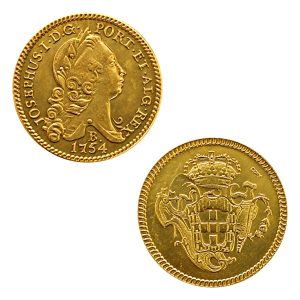 Moeda 3200 Réis 1754 - D. José I - B