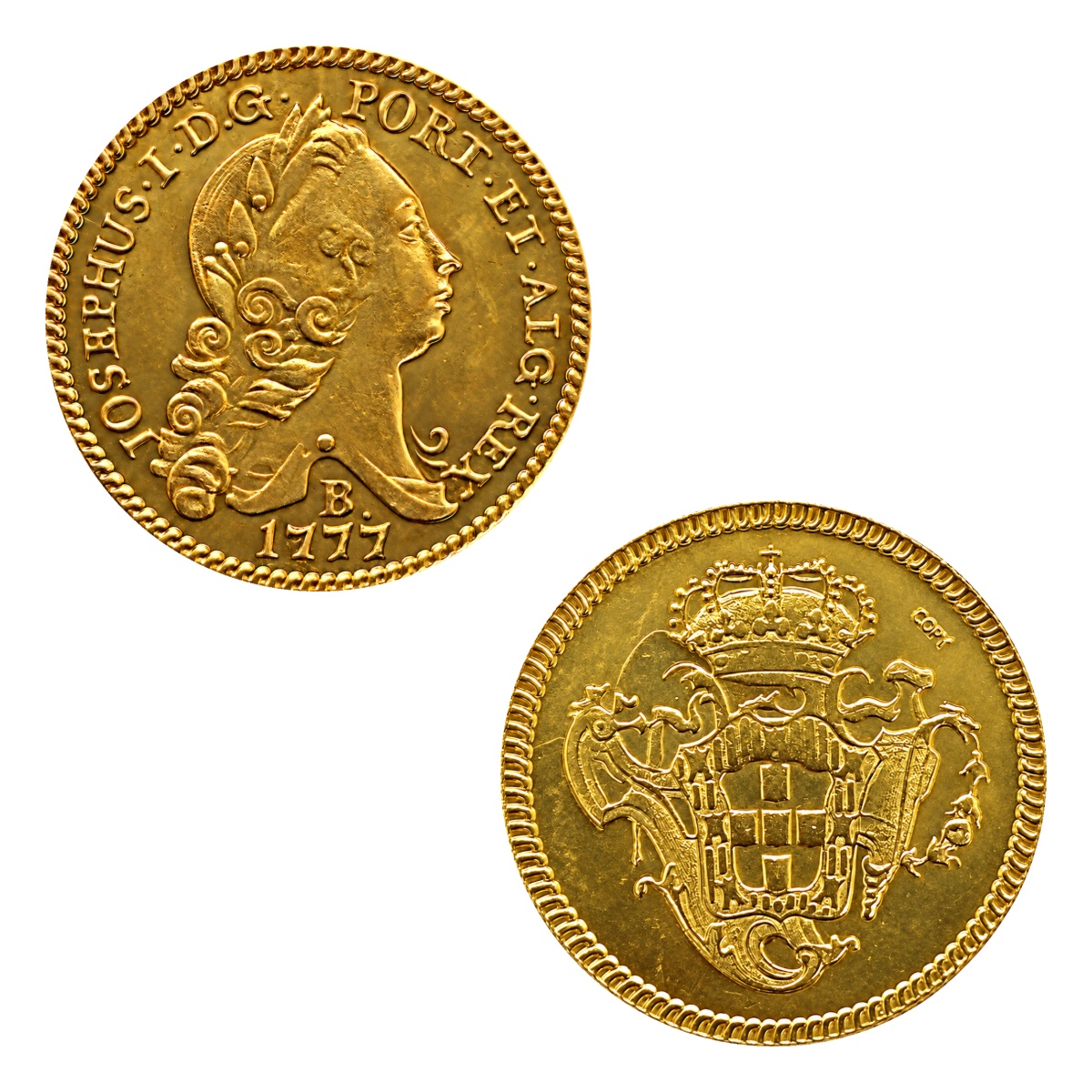 Moeda 3200 Réis 1777 - D. José I - B