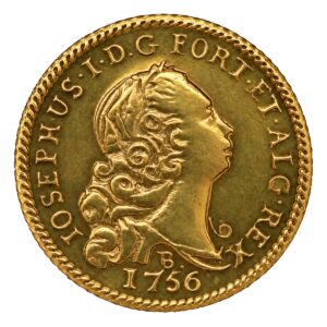 Moeda 800 Réis 1756 – B – 16,0mm – NC – Souvenir