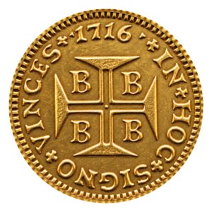 Moeda 1000 Réis 1716 – B – ±18,0mm – NC – Souvenir