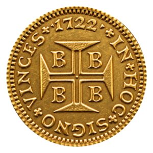 Moeda 1000 Réis 1722 – B – ±18,0mm – NC – Souvenir