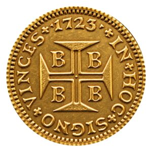 Moeda 1000 Réis 1723 – B – ±18,0mm – NC – Souvenir