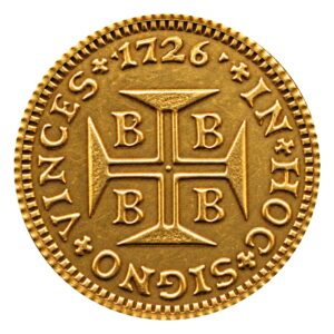 Moeda 1000 Réis 1726 – B – ±18,0mm – NC – Souvenir