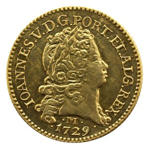 Moeda 1600 Réis 1729 – D. João V – M – ±20,0mm – NC – Souvenir