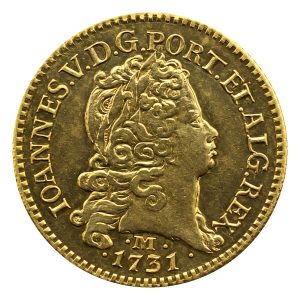 Moeda 1600 Réis 1731 – D. João V – M – ±20,0mm – NC – Souvenir