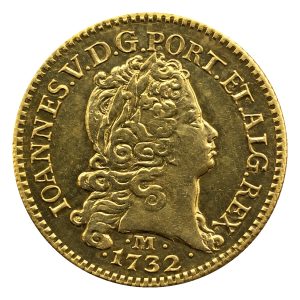 Moeda 1600 Réis 1732 – D. João V – M – ±20,0mm – NC – Souvenir