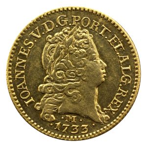 Moeda 1600 Réis 1733 – D. João V – M – ±20,0mm – NC – Souvenir
