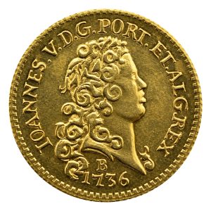 Moeda 1600 Réis 1736 – João V – B – 4° Tipo – ±20,0mm – NC – Souvenir