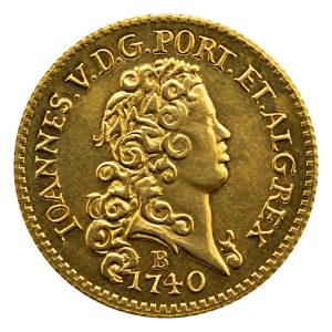 Moeda 1600 Réis 1740 – João V – B – 4° Tipo – ±20,0mm – NC – Souvenir