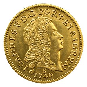 Moeda 3200 Réis 1740 – B – 4° Tipo – D. João V – 25,0mm – NC – Souvenir