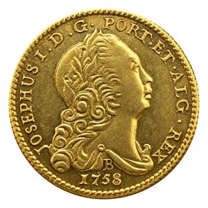 Moeda 1600 Réis 1758 – José I – B – ±21,0mm – NC – Souvenir