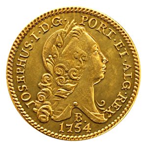 Moeda 3200 Réis 1754 – D. José I – B – ±25,0mm – NC – Souvenir