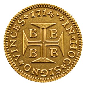 Moeda 1000 Réis 1714 – B – ±18,0mm – NC – Souvenir