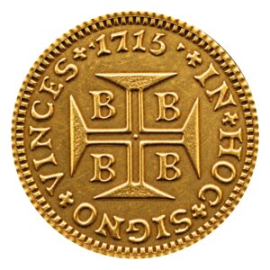 Moeda 1000 Réis 1715 – B – ±18,0mm – NC – Souvenir