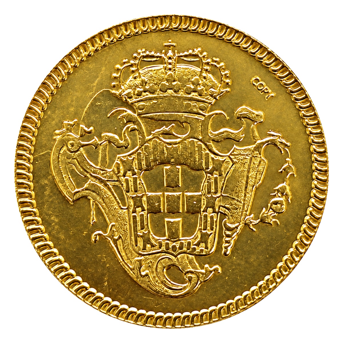 Moeda 3200 Réis 1765 - D. José I - B - Reverso